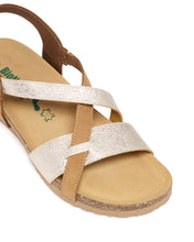 Load image into Gallery viewer, Aversa Tan/Gold